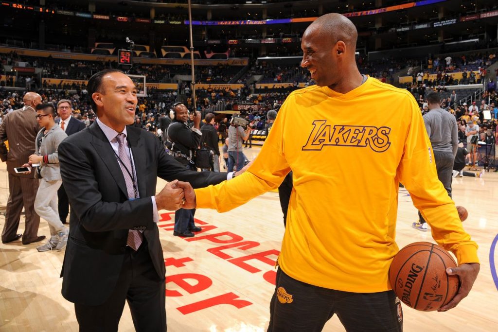 Mark Tatum and Kobe