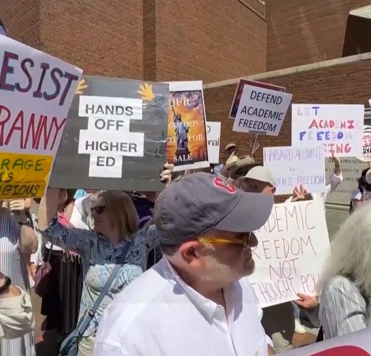 Trump Tries to Justify Cutting Harvard Research Grants