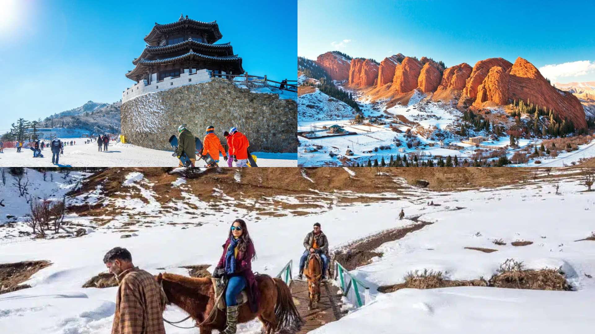 3 Asian Winter Wonderlands