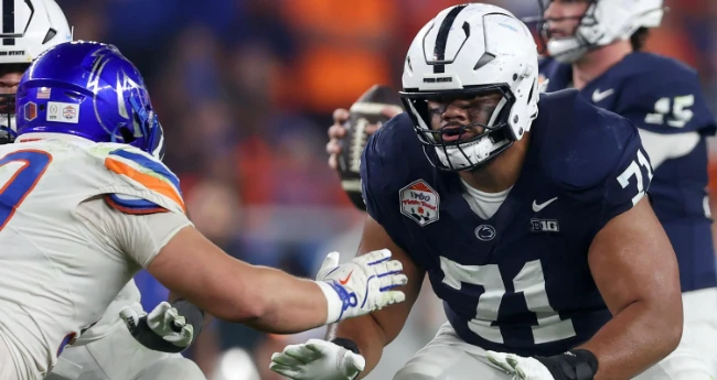 340-Pound AAPI Tackle Pegged for First-Round of NFL Draft