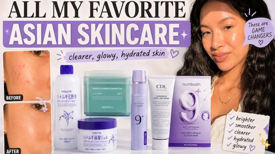Asian skincare products that I love